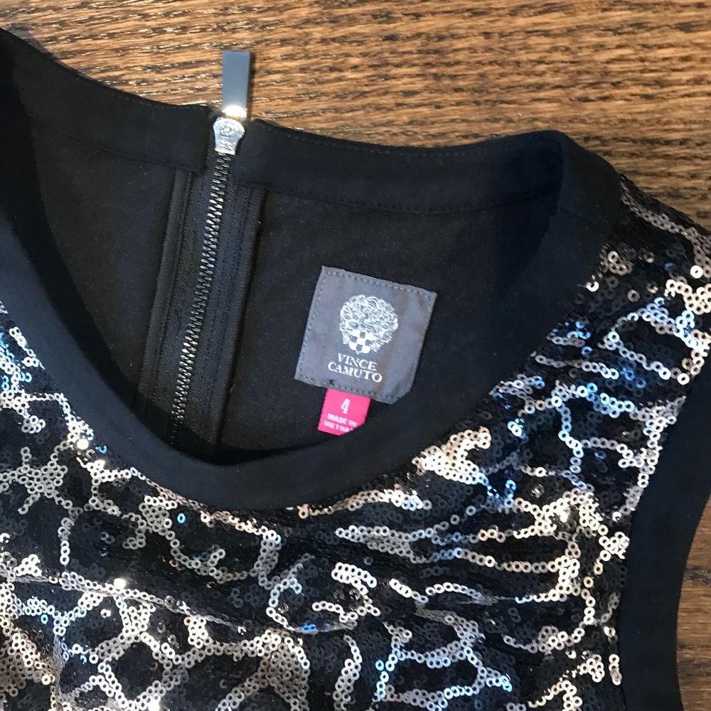 Vince camuto leopard sheath dress size 4